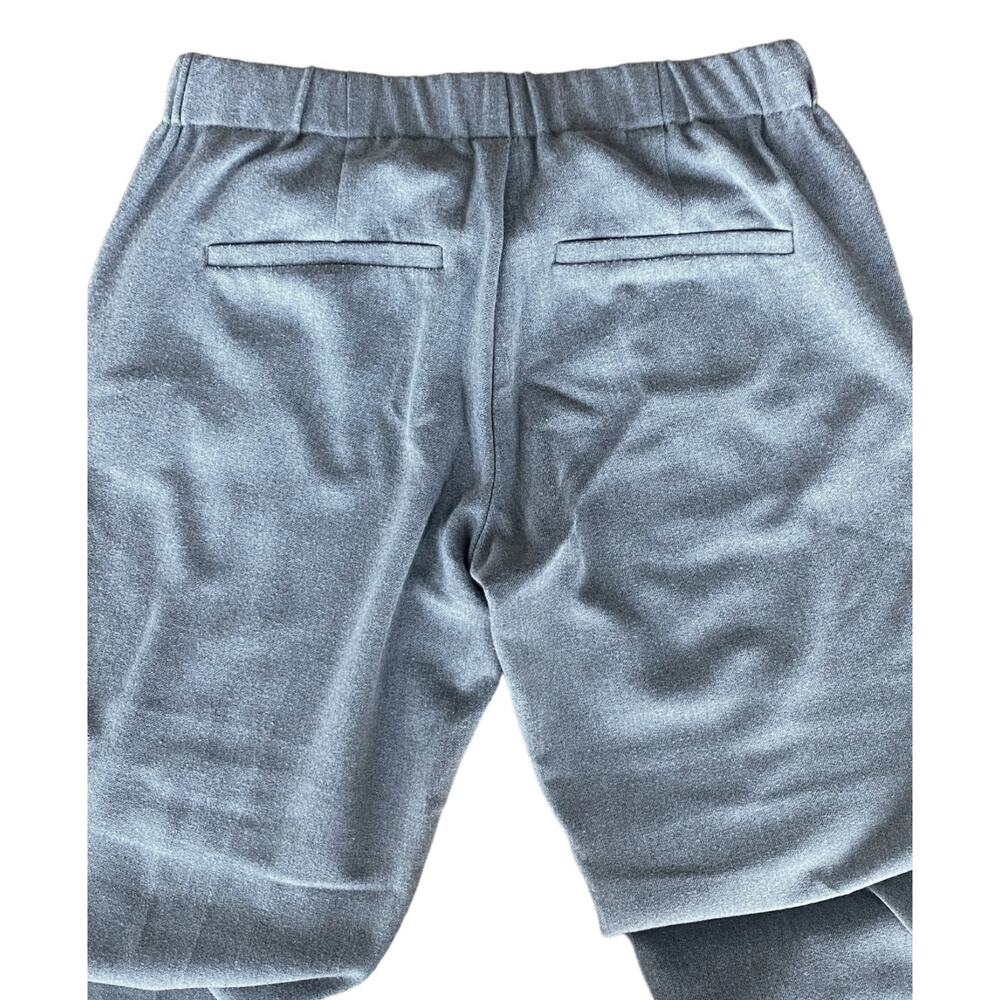 Old Navy Heather Gray Pull On Ankle Pant 0 Petite Career Academia Twee Comfort - Picture 6 of 10